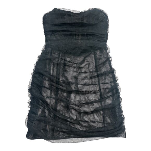 White Fox Boutique Dresses & Skirts - White Fox‎ Boutique rushed strapless size small mini dress